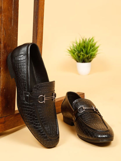 Kosher Black Color Slip-on Men's Formal Shoes