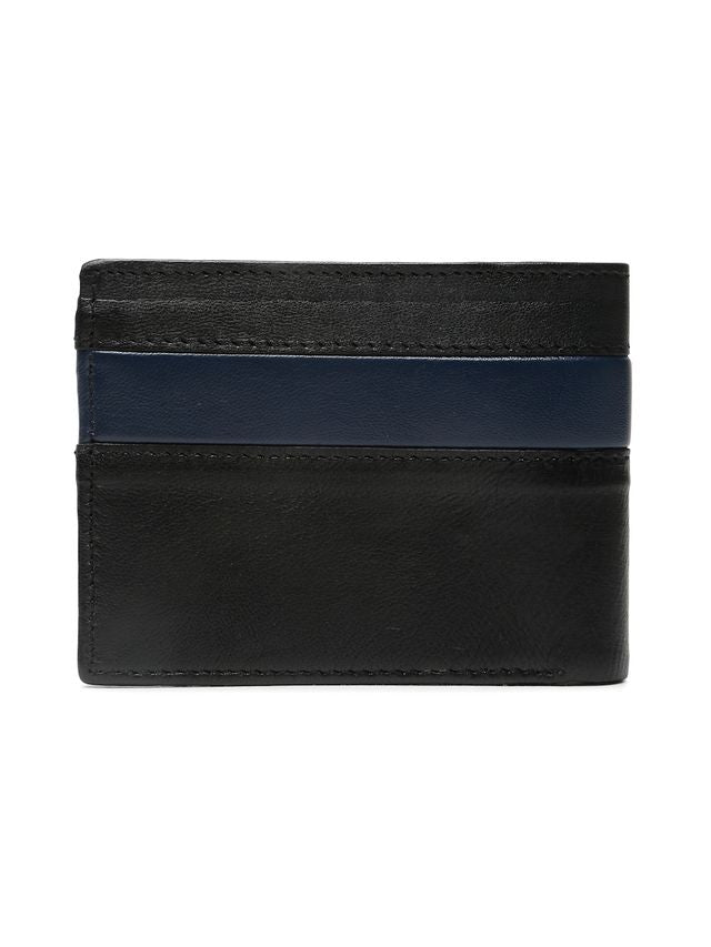 KOSHER Black Color Premium Soft Leather With Zipp Coin Pocket Wallet for Men's