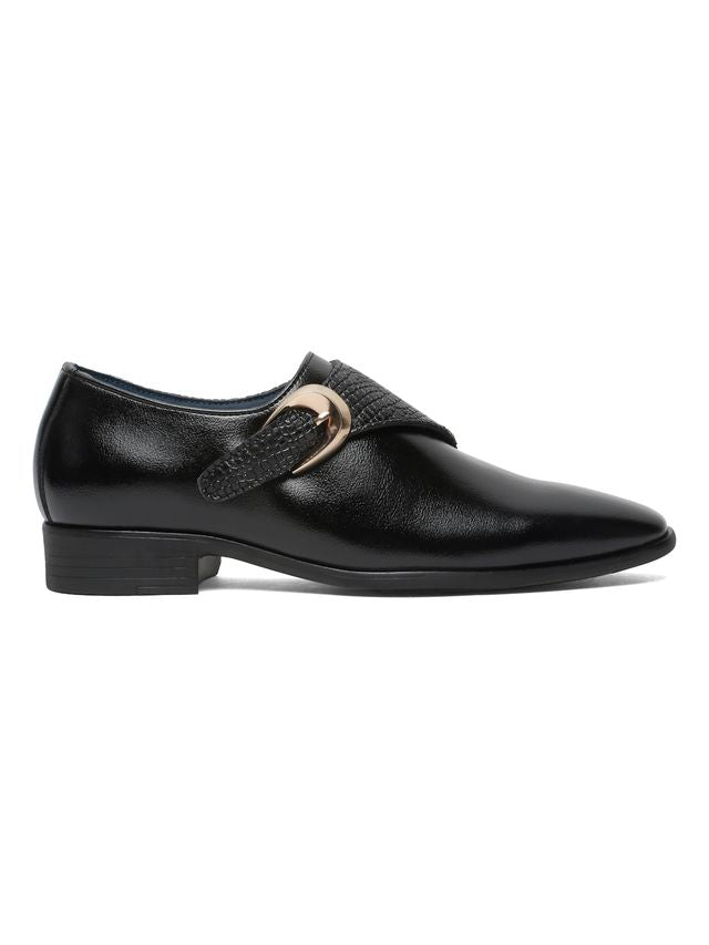 Kosher Black Color  Men's Slip-on Formal Shoes