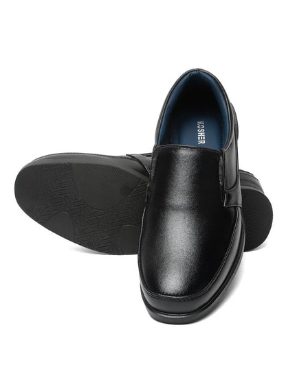 Kosher Black Color Slip-on Men's Formal Shoes